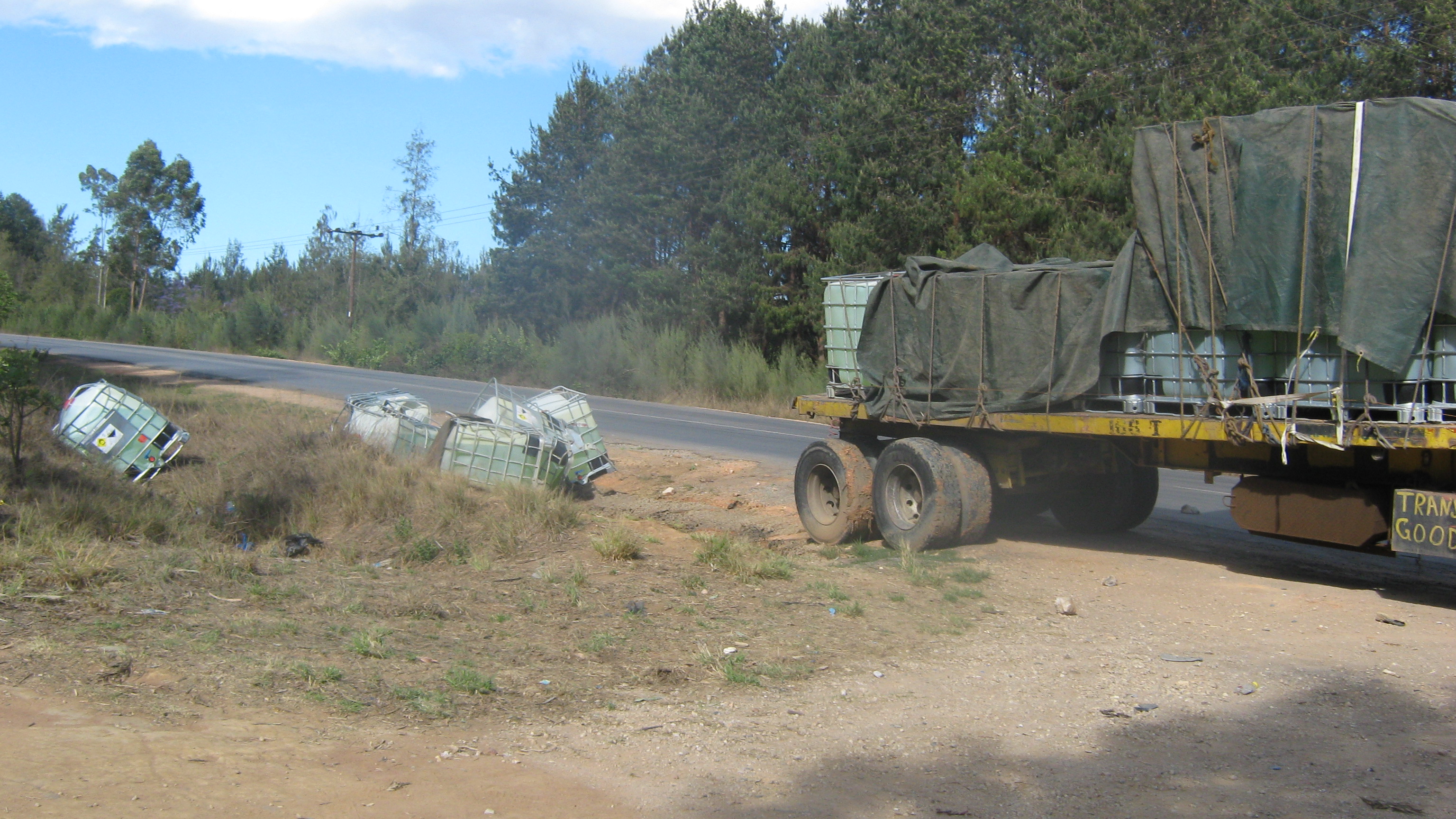 MUET has reprimanded the transportation of drugs by means of vehicles and has been dropped by a truck on the way with the main Ruaha river because that water is used by citizens in different areas so drugs if these are not transported with caution, they can cause harm to humans and living creatures.