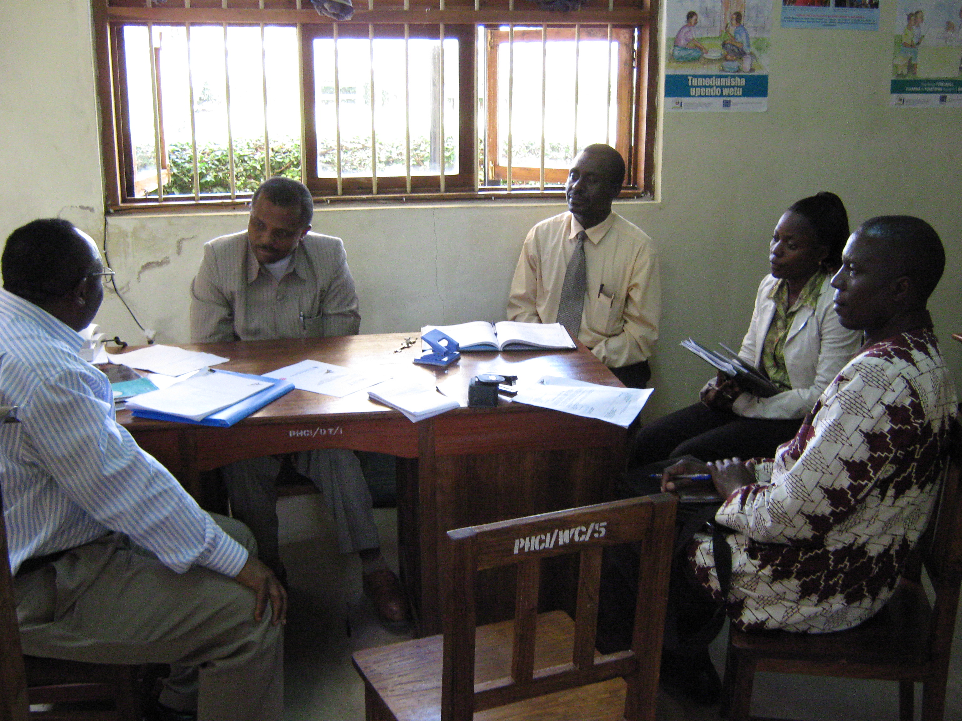 MUET meeting with Executive Director of transform of Africa from UK London which donate MUET Pound 400,000 home base care