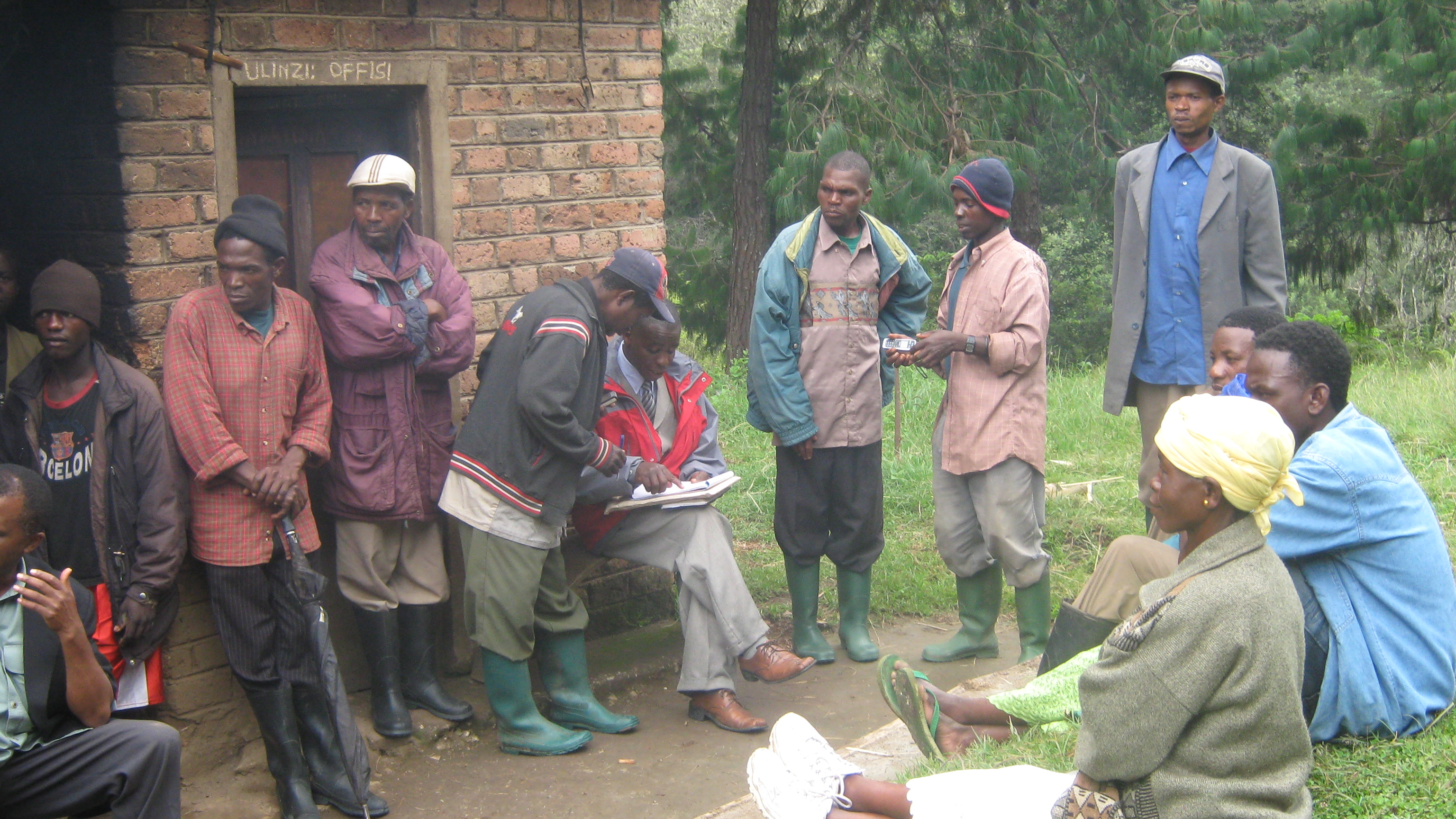 MUET receiving education from some citizens about taking care of the environment.
