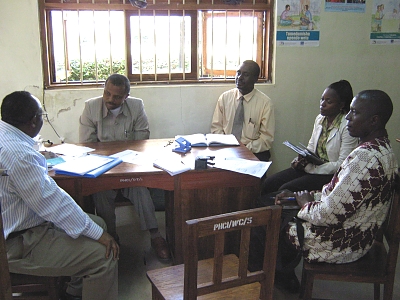 MUET meeting with Executive Director of transform of Africa from UK London which donate MUET Pound 400,000 home base care