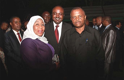 President Dr. Samia Suluhu Hassan in the group photo with MUET Executive Chairman, Godfrey K Mosha at State House